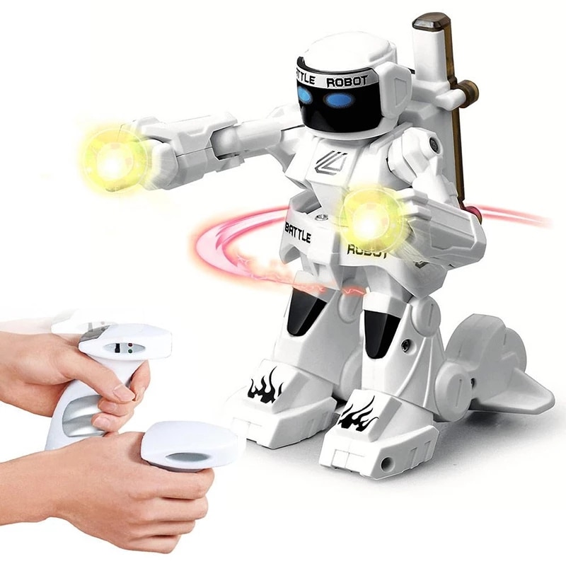 New Battle Fighting RC Robot Toy Boys Remote Control Body Sense Control Smart Robot Intelligent Electric Toys For Children Gifts