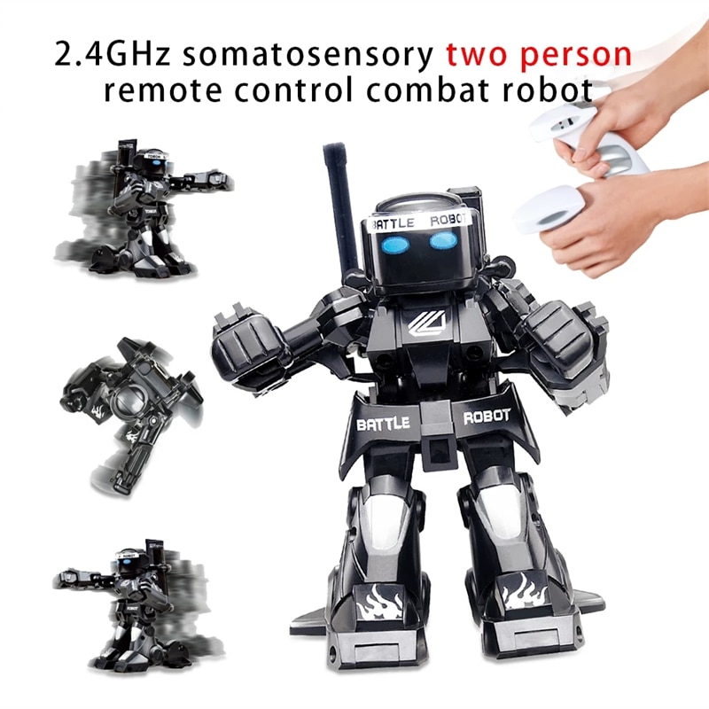 New Battle Fighting RC Robot Toy Boys Remote Control Body Sense Control Smart Robot Intelligent Electric Toys For Children Gifts - Images 11