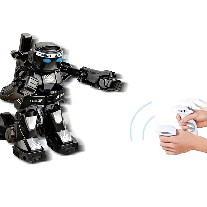 New Battle Fighting RC Robot Toy Boys Remote Control Body Sense Control Smart Robot Intelligent Electric Toys For Children Gifts