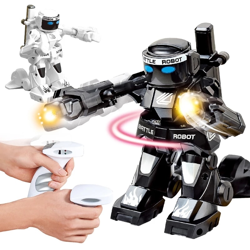 New Battle Fighting RC Robot Toy Boys Remote Control Body Sense Control Smart Robot Intelligent Electric Toys For Children Gifts