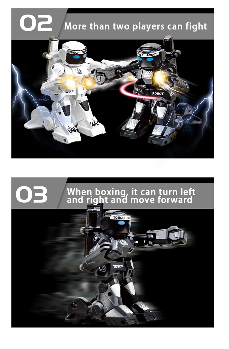New Battle Fighting RC Robot Toy Boys Remote Control Body Sense Control Smart Robot Intelligent Electric Toys For Children Gifts - Images 9