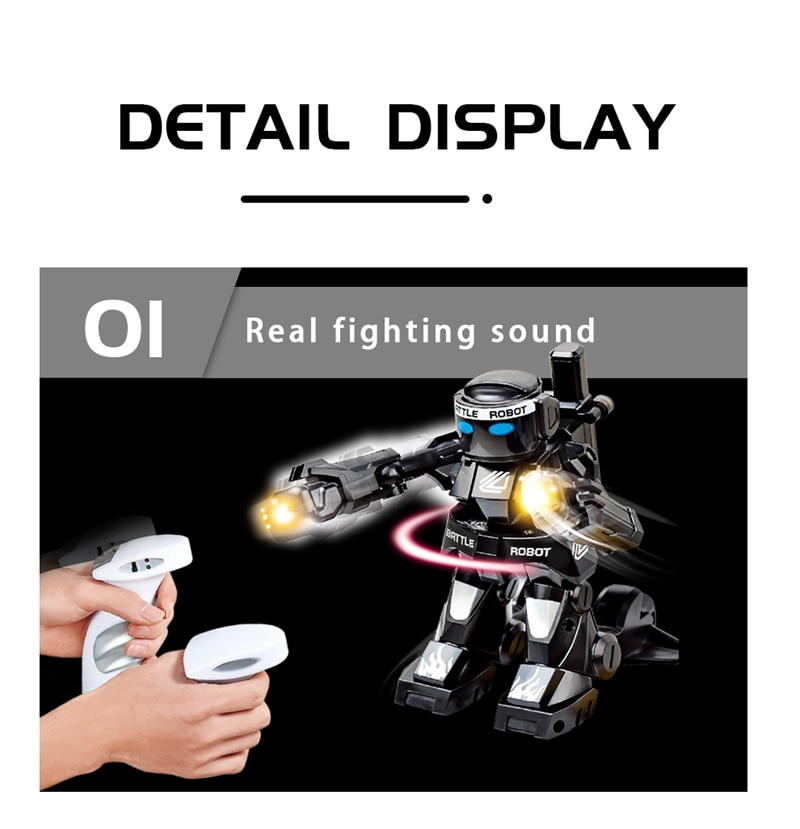 New Battle Fighting RC Robot Toy Boys Remote Control Body Sense Control Smart Robot Intelligent Electric Toys For Children Gifts - Images 8