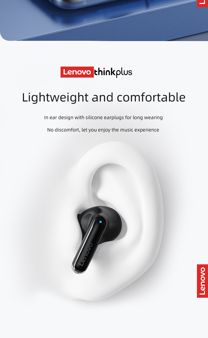 Mới Chính Hãng Lenovo XT88 TWS Tai Nghe Chụp Tai Không Dây Bluetooth 5.3 Âm Thanh Nổi Kép Giảm Tiếng Ồn Bass Điều Khiển Cảm Ứng Tai Nghe Chờ Dài - Ảnh 15