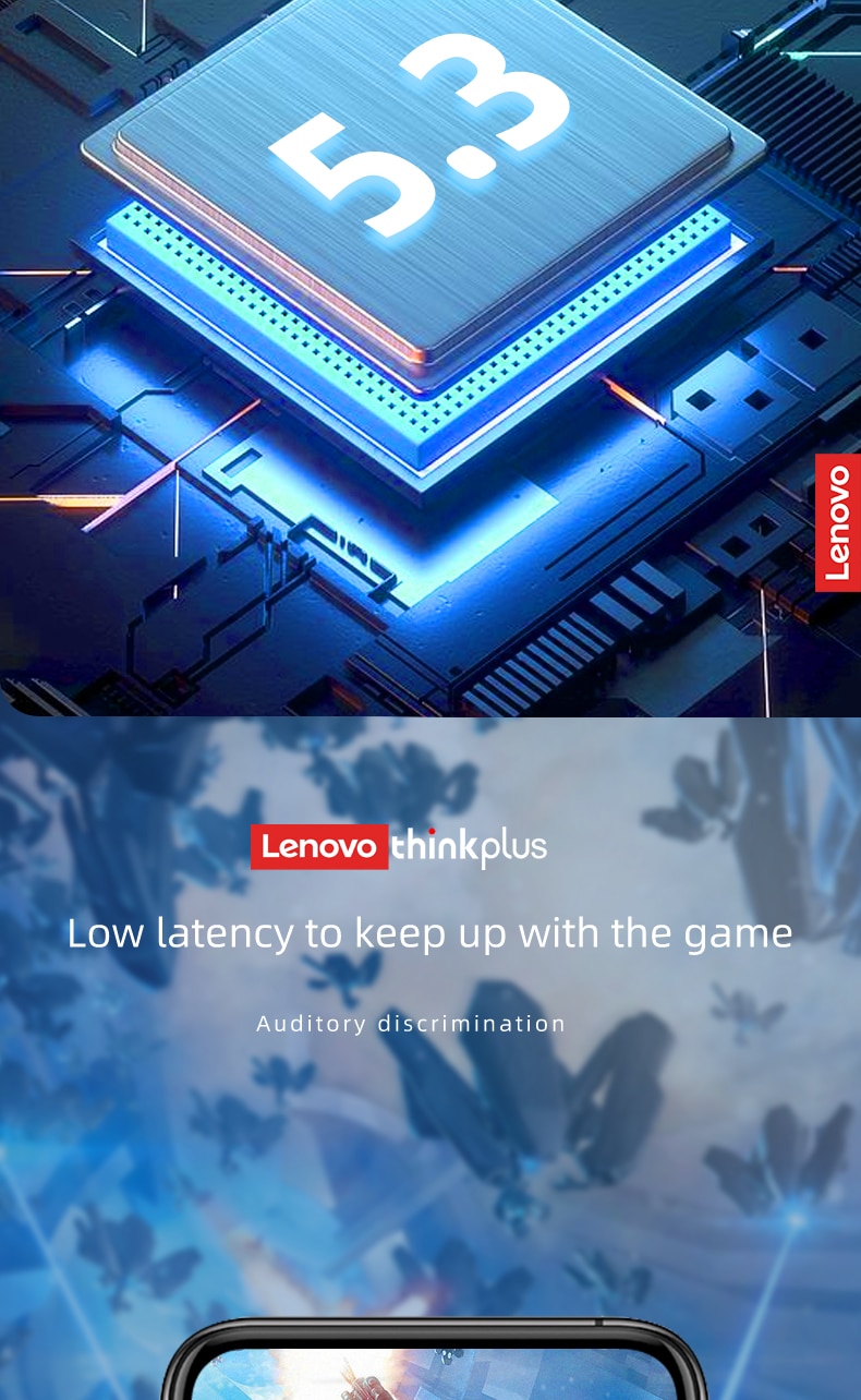 Mới Chính Hãng Lenovo XT88 TWS Tai Nghe Chụp Tai Không Dây Bluetooth 5.3 Âm Thanh Nổi Kép Giảm Tiếng Ồn Bass Điều Khiển Cảm Ứng Tai Nghe Chờ Dài - Ảnh 17