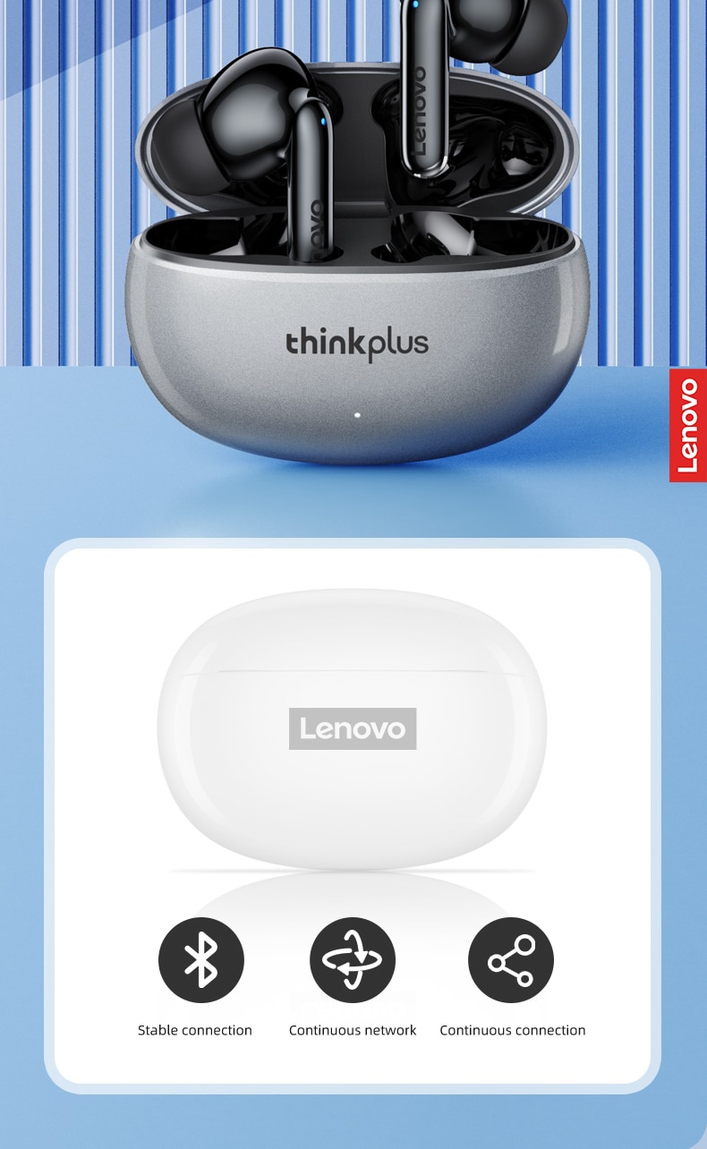 Mới Chính Hãng Lenovo XT88 TWS Tai Nghe Chụp Tai Không Dây Bluetooth 5.3 Âm Thanh Nổi Kép Giảm Tiếng Ồn Bass Điều Khiển Cảm Ứng Tai Nghe Chờ Dài - Ảnh 11