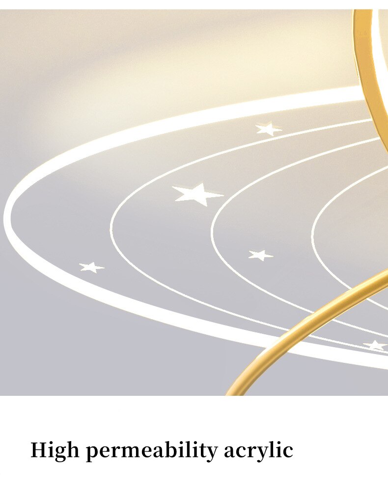 Nordic Modern Luxury Ceiling Fan Lamp High Transmittance Acrylic Ceiling Lamp Living Room Bedroom Dining Room Ceiling Fan Lights - Images 11