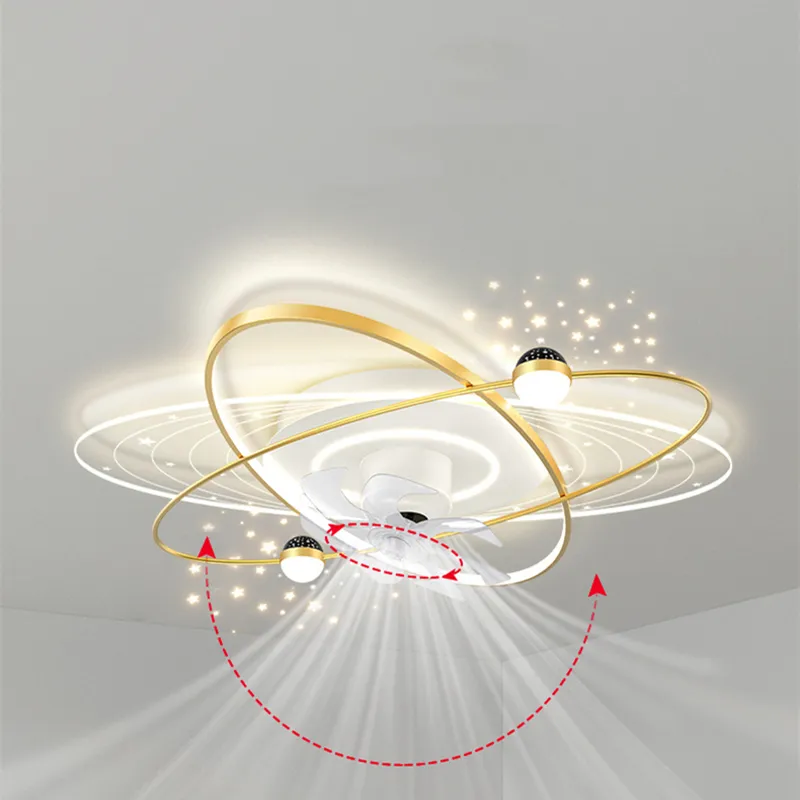 Nordic Modern Luxury Ceiling Fan Lamp High Transmittance Acrylic Ceiling Lamp Living Room Bedroom Dining Room Ceiling Fan Lights