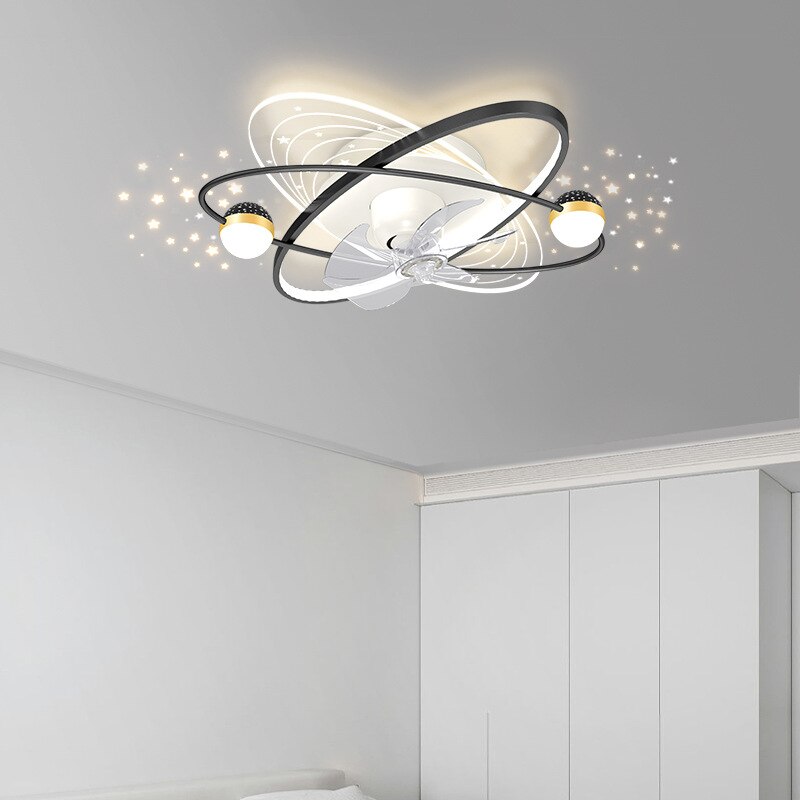 Nordic Modern Luxury Ceiling Fan Lamp High Transmittance Acrylic Ceiling Lamp Living Room Bedroom Dining Room Ceiling Fan Lights - Images 12
