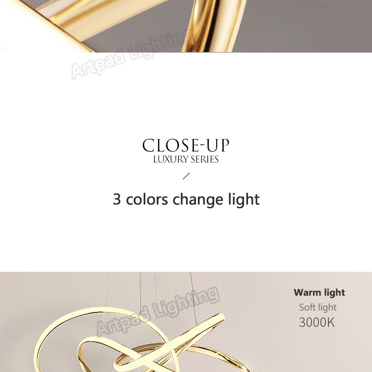 Nordic Minimalist Pendant lights Living Room Geometric Line Lamp Simple Modern Luxury Bedroom Dining Room Chandelier Illuminator - Images 24