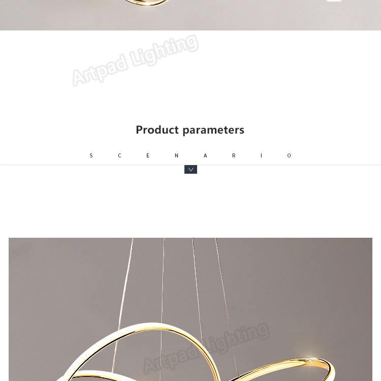 Nordic Minimalist Pendant lights Living Room Geometric Line Lamp Simple Modern Luxury Bedroom Dining Room Chandelier Illuminator - Images 26