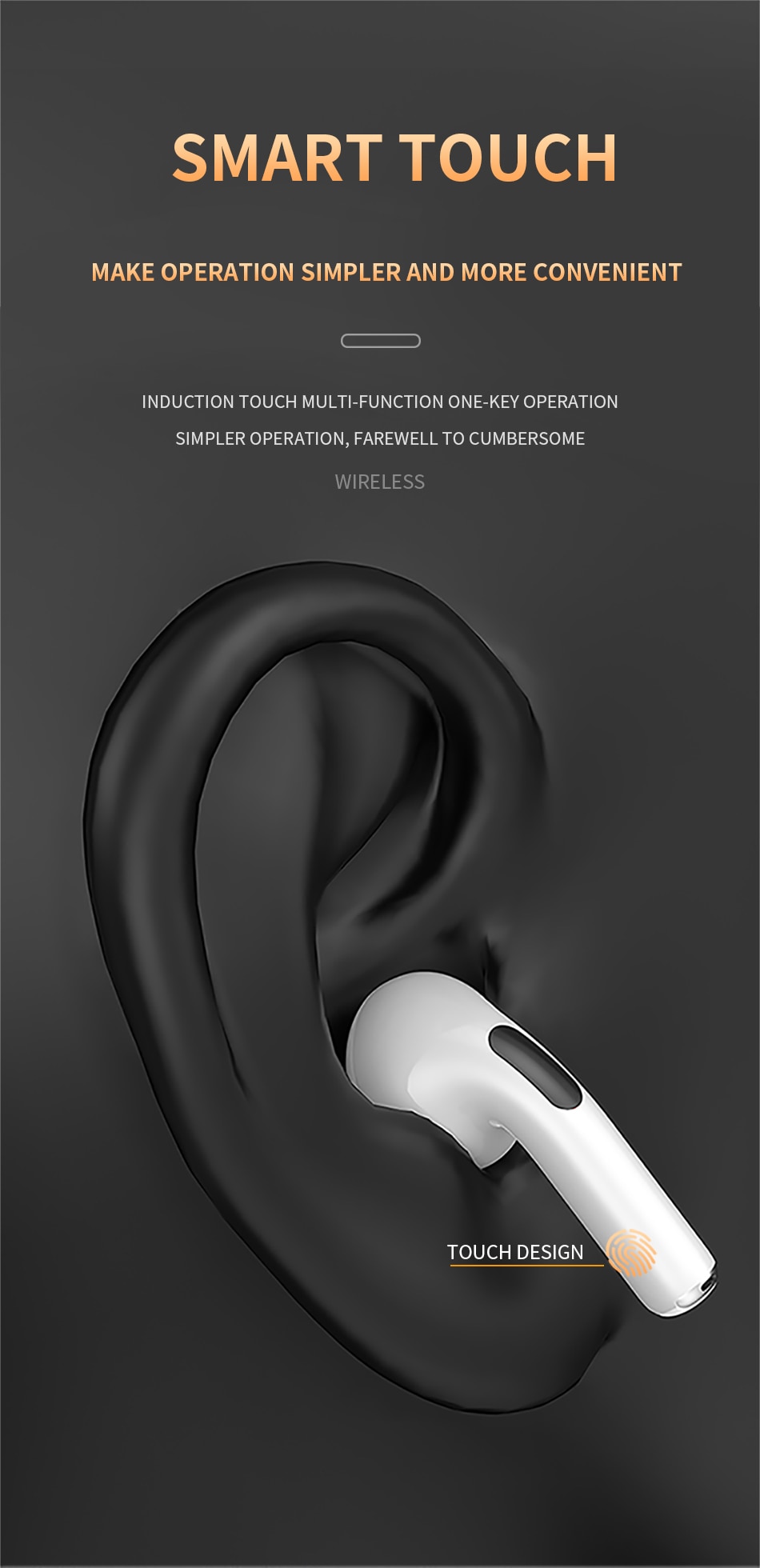 Original Air Pro 6 TWS Wireless Bluetooth Earphones Mini Pods Earbuds Earpod Headset For Xiaomi Android Apple iPhone Headphones - Images 7