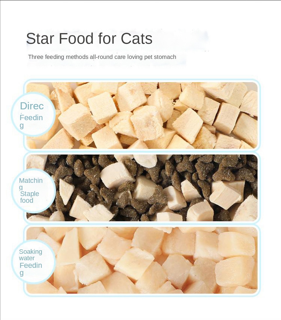 Pet freeze-dried cat dog snacks chicken chicken breast freeze-dried - Images 22