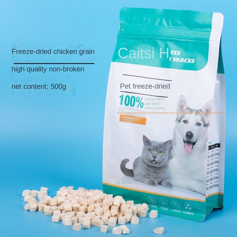 Pet freeze-dried cat dog snacks chicken chicken breast freeze-dried
