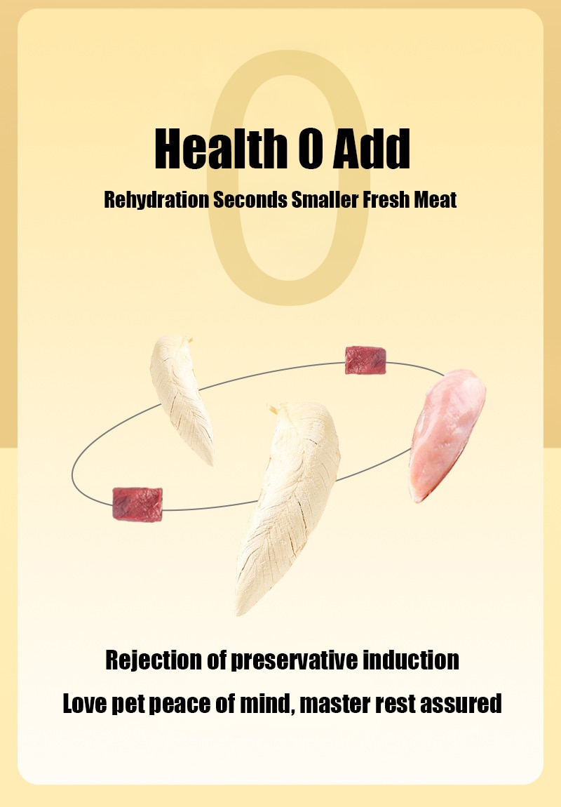 Pet freeze-dried meat snacks chicken beef duck quail chicken small breast 500g dog cat snacks - Images 2