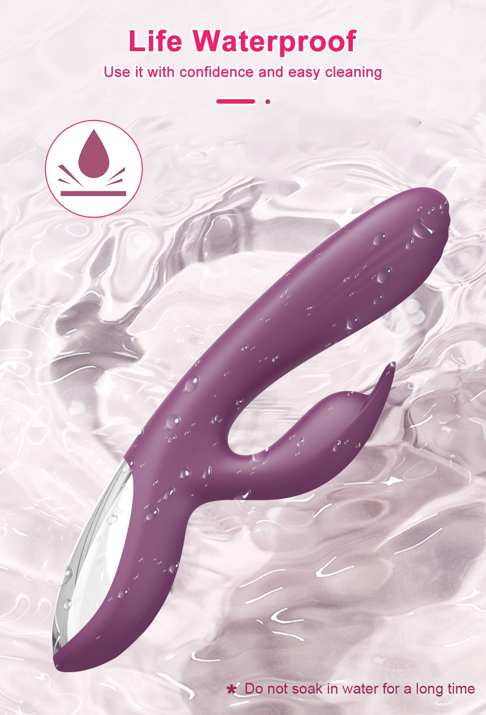 Powerful G Spot Rabbit Vibrator Female Clitoris Nipple Dual Stimulator Massager 2 in 1 Dildo Sex Toys Shop Adult Goods for Women - Images 7