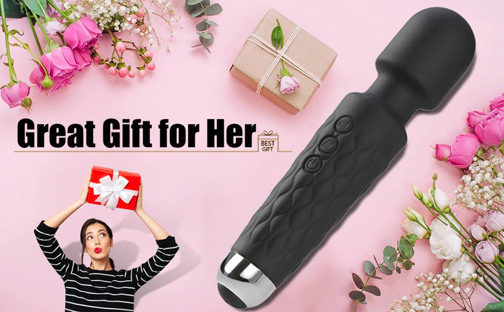 Powerful Handheld Clit Clitoris Stimulation Adult Personal Silicone Sex Toy Magic Av Wand Massager Vibrator for Women Female - Images 2