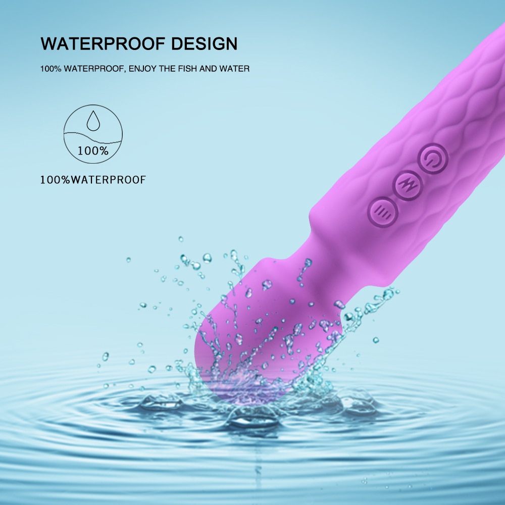 Powerful Handheld Clit Clitoris Stimulation Adult Personal Silicone Sex Toy Magic Av Wand Massager Vibrator for Women Female - Images 11