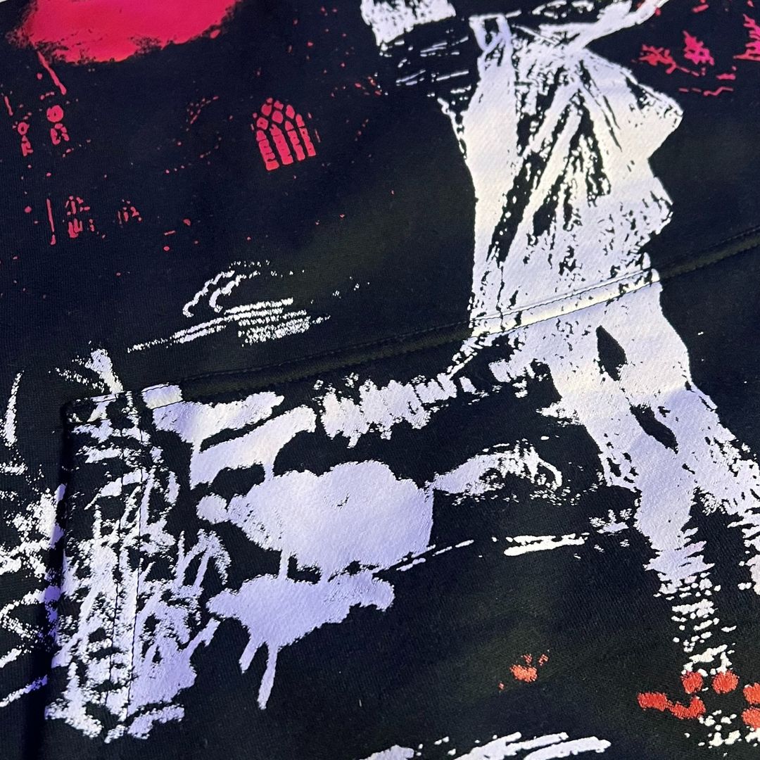 Quần Áo Mùa Đông Nữ Gothic Thẩm Mỹ Áo In Chữ Y2k Hip-Hop Bông Tai Kẹp Dạo Phố Mùa Đông Vintage Đáng Quần Áo Áo Khoác - Ảnh 2