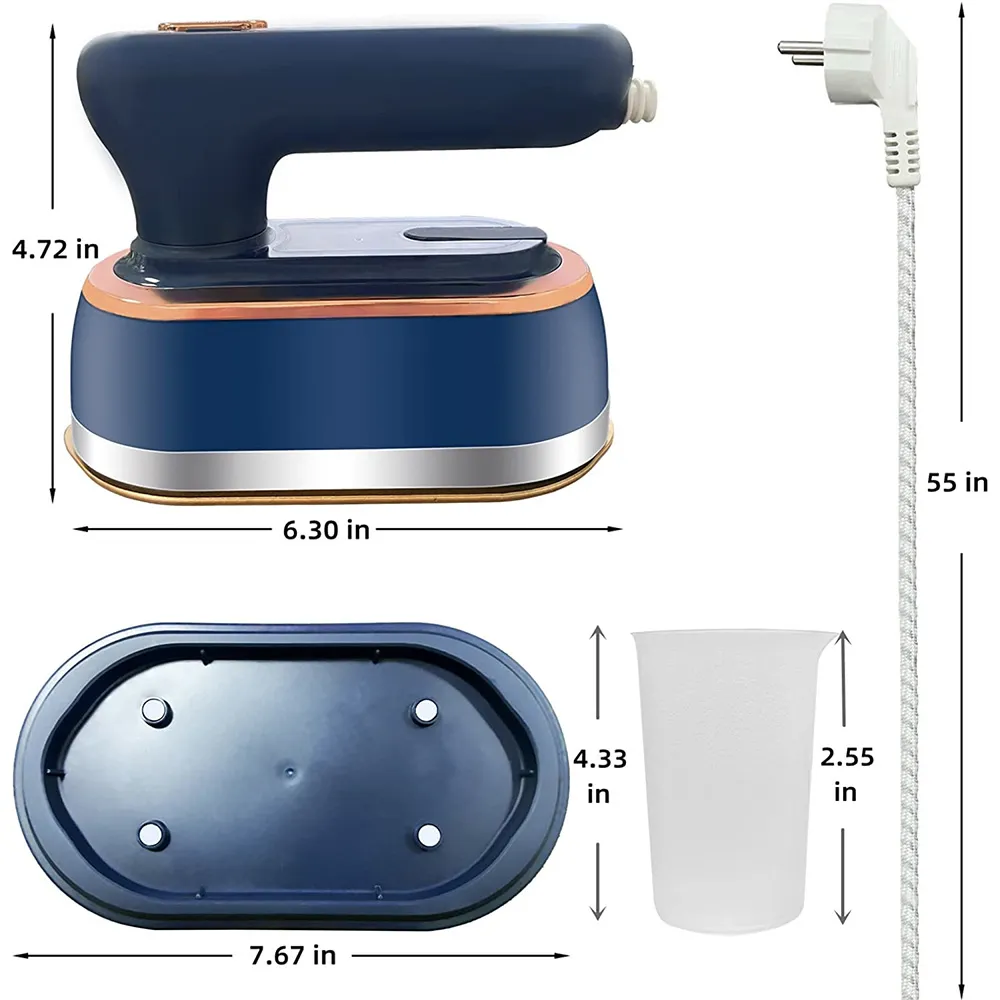 REUP Portable Garment Steamers Steam Iron for Clothes Wet Dry Hand Held Ironing Machine 15s Fast-Heat Cleaner 1200w Ironing