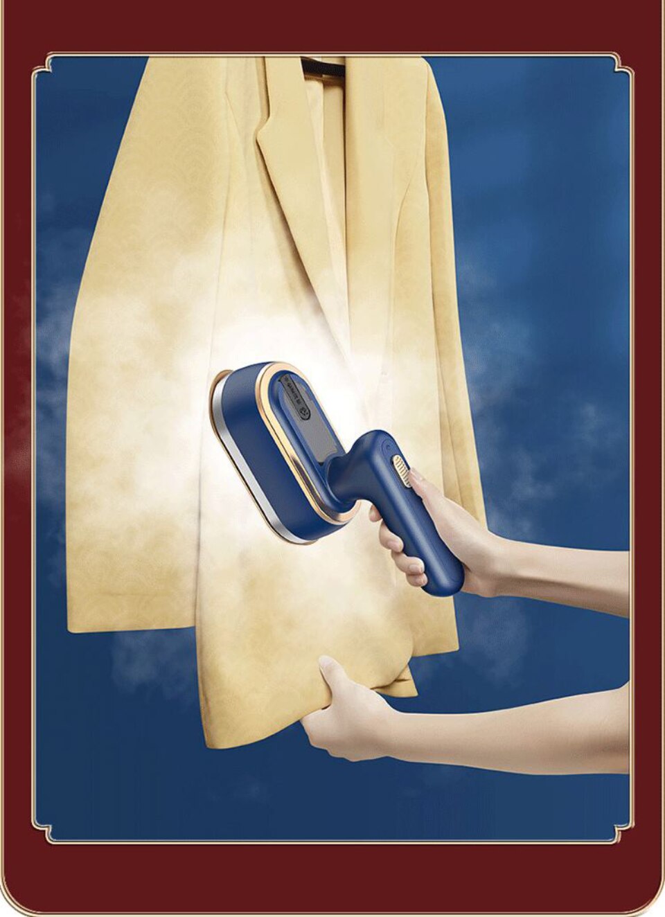 REUP Portable Garment Steamers Steam Iron for Clothes Wet Dry Hand Held Ironing Machine 15s Fast-Heat Cleaner 1200w Ironing - Images 12