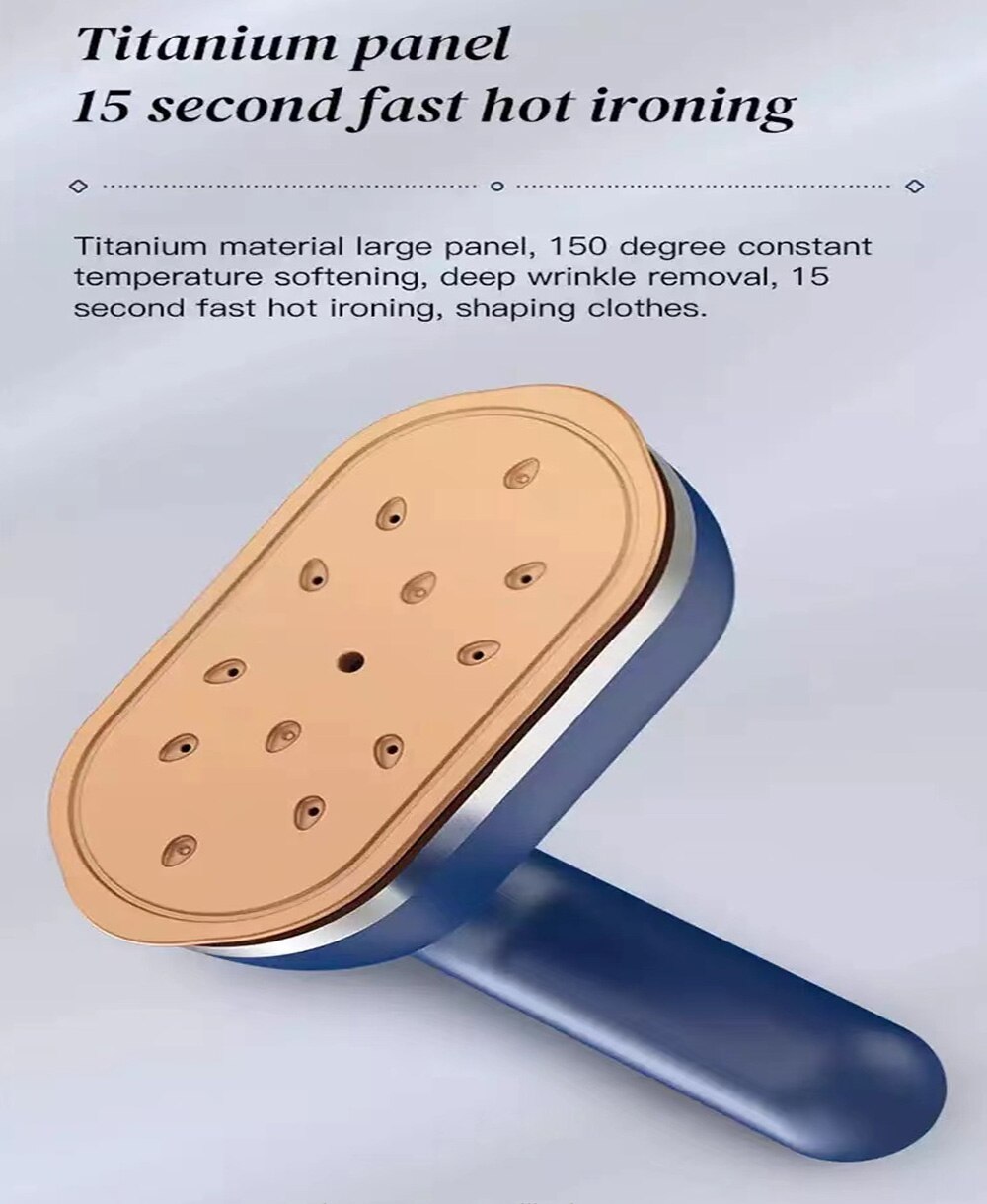 REUP 휴대용 의류 증기선 스팀 다리미 습식 건식 휴대용 다림질 기계 15s 빠른 열 청소기 1200w 다림질 - imaget 16