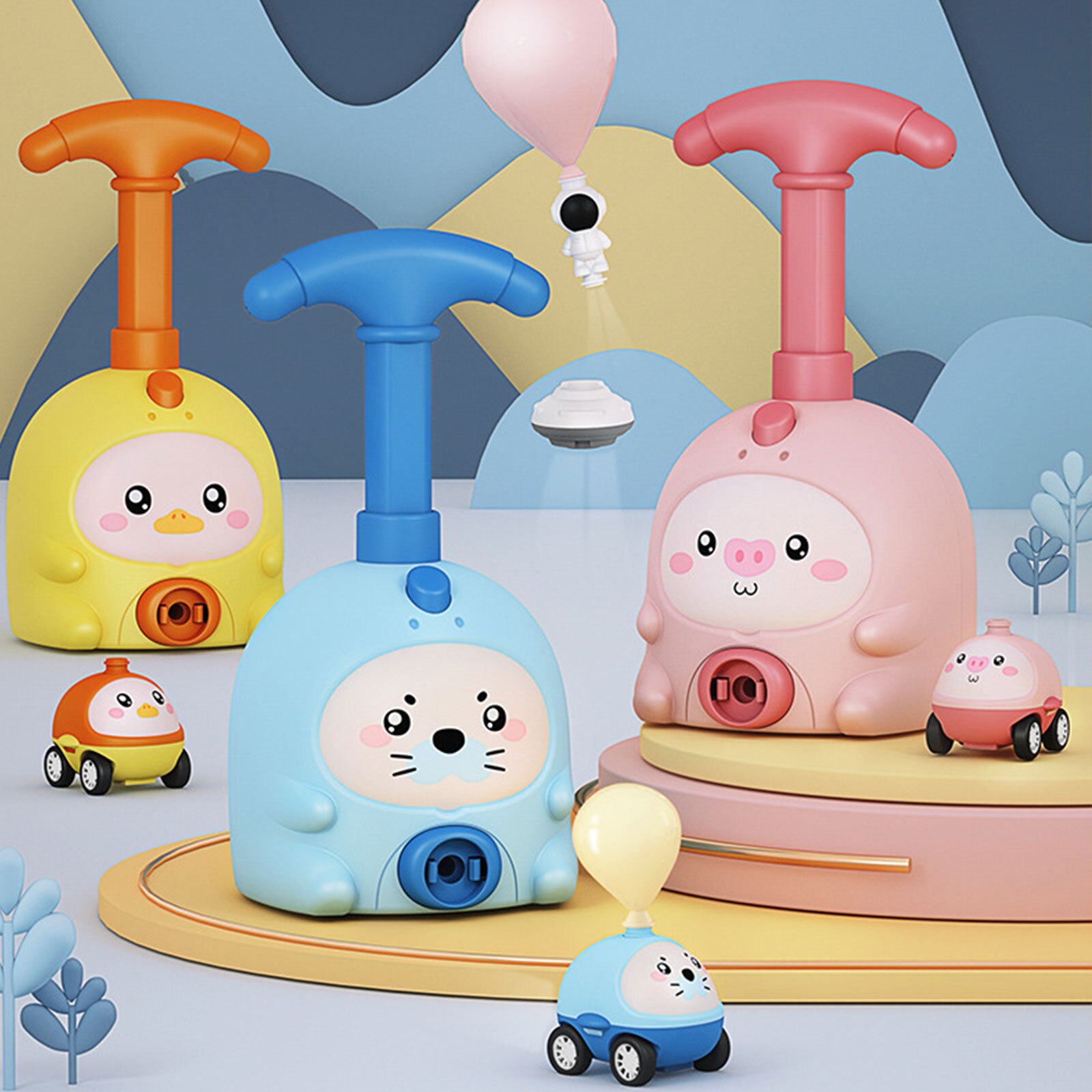 Sáng Tạo Bóng Lạm Phát Phóng Tương Tác Cha Mẹ-Con Hài Hước Bóng Khí Động Học Đồ Chơi Tự Động Giáo Dục Sớm Cho Bé Trai Bé Gái - Ảnh 4