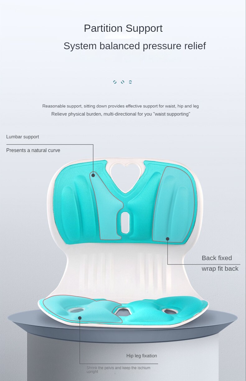 Sitting Posture Correction Chair Ergonomic Chair Back Support Lumbar Support for Good Posture Correction and Back Pain Relief - Images 5