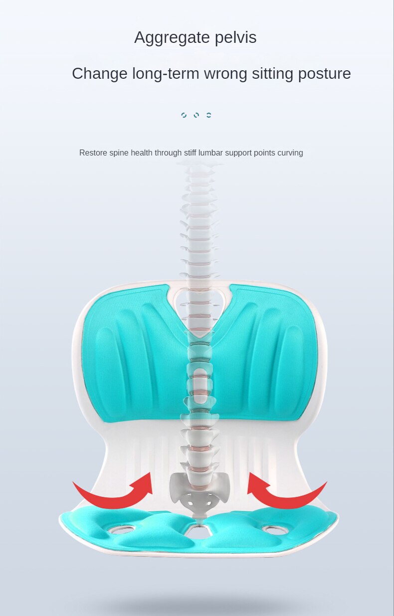 Sitting Posture Correction Chair Ergonomic Chair Back Support Lumbar Support for Good Posture Correction and Back Pain Relief - Images 8