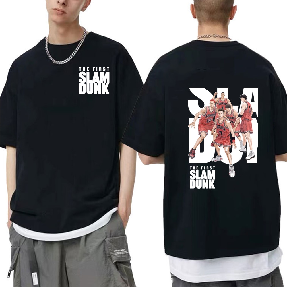 Slam Dunk Japanese Anime The First T Shirt Women Men Unisex Streetwear Anime Shirt Printed T-shirt Tops