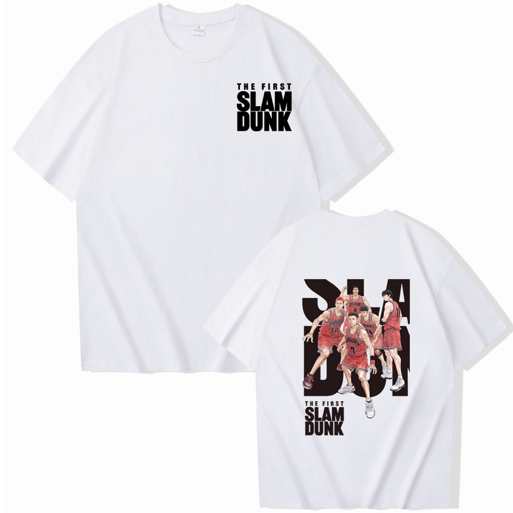 Slam Dunk Japanese Anime The First T Shirt Women Men Unisex Streetwear Anime Shirt Printed T-shirt Tops