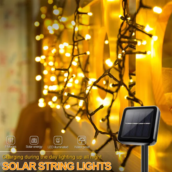 Solar String Light Fairy Garden Waterproof Outdoor Lamp 5/712/22M 6V Garland For Christmas Xmas Holiday Party Home Decoration - Images 2