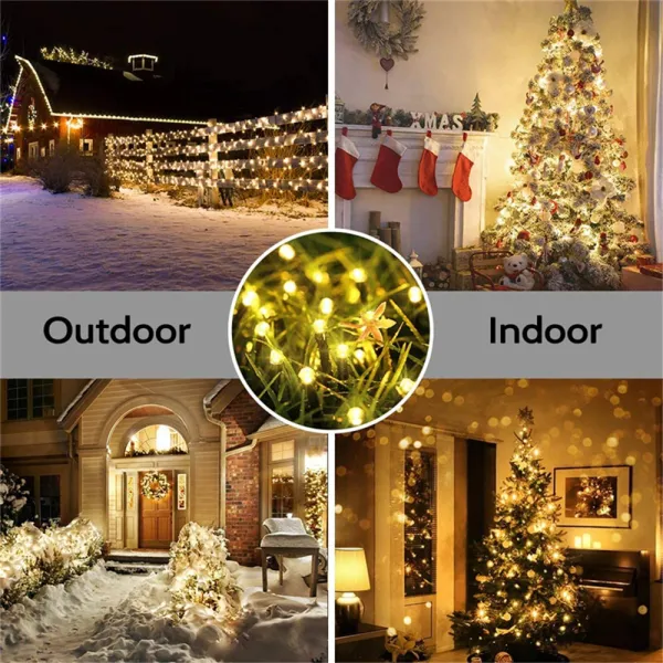 Solar String Light Fairy Garden Waterproof Outdoor Lamp 5/712/22M 6V Garland For Christmas Xmas Holiday Party Home Decoration - Images 8