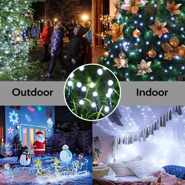 Solar String Light Fairy Garden Waterproof Outdoor Lamp 5/712/22M 6V Garland For Christmas Xmas Holiday Party Home Decoration - Images 9