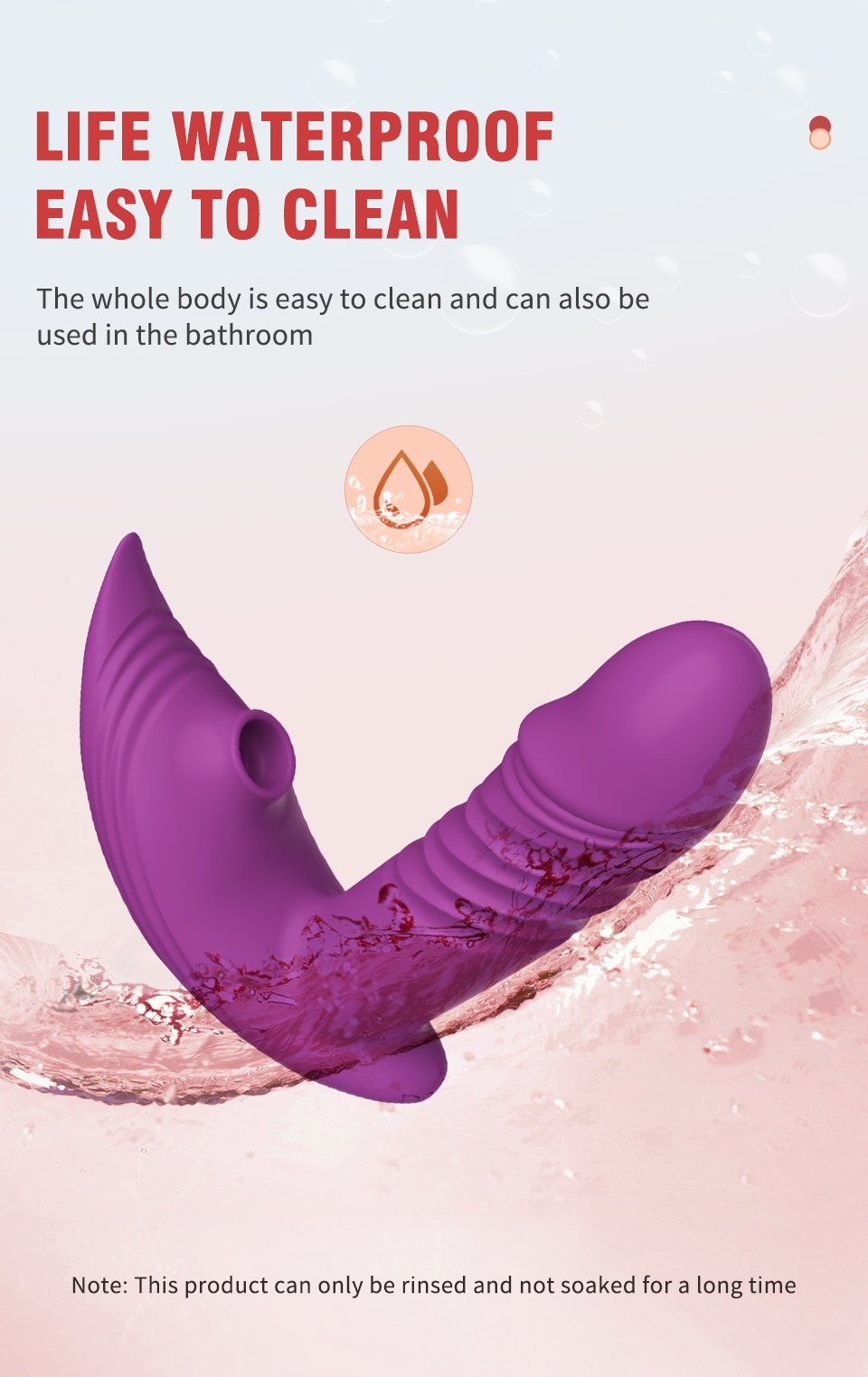 Sucking Vibrators for women Wireless Remote Control Telescopic Vibrating Clit Sucker Sex Toys for Women Female Masturbation - Images 10