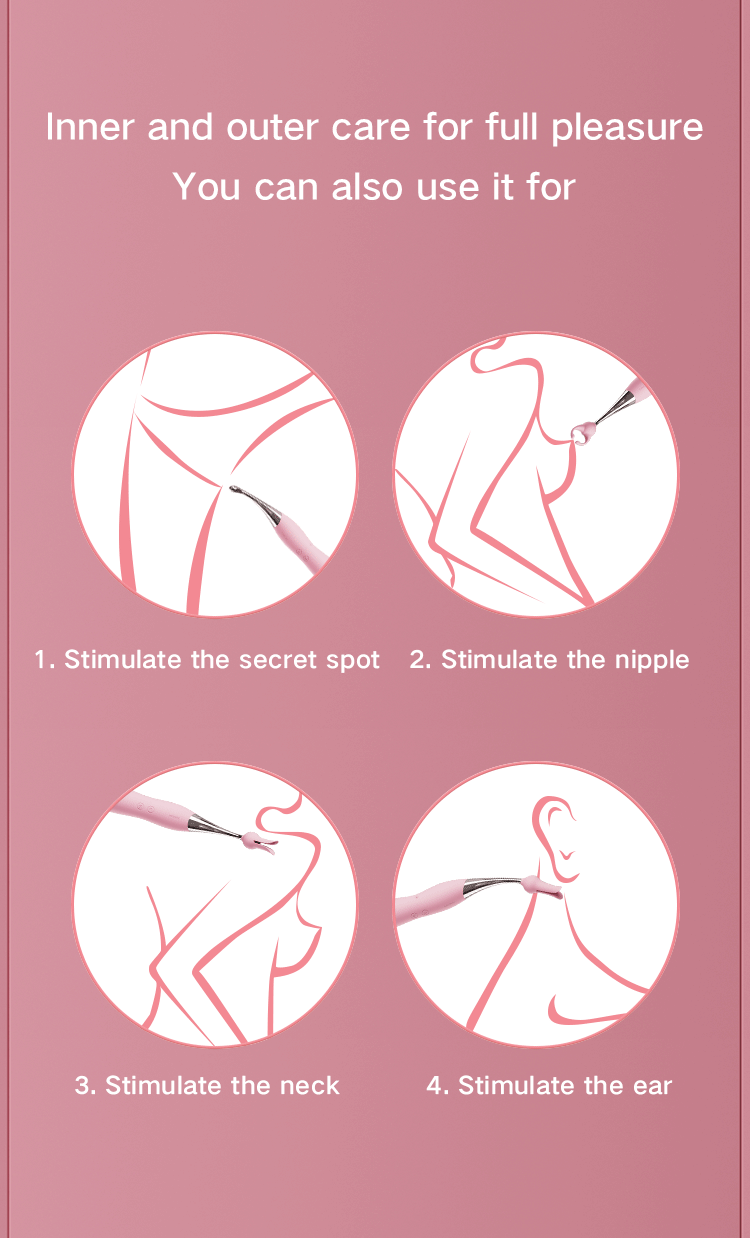 SVAKOM BEATRICE Âm Vật Máy Rung Nữ Squirting Clit Điểm G Núm Vú 4 Trong 1 Dương Vật Giả Âm Vật Máy Rung Đồ Chơi Tình Dục Cho Nữ đồ Chơi Người Lớn - Ảnh 18