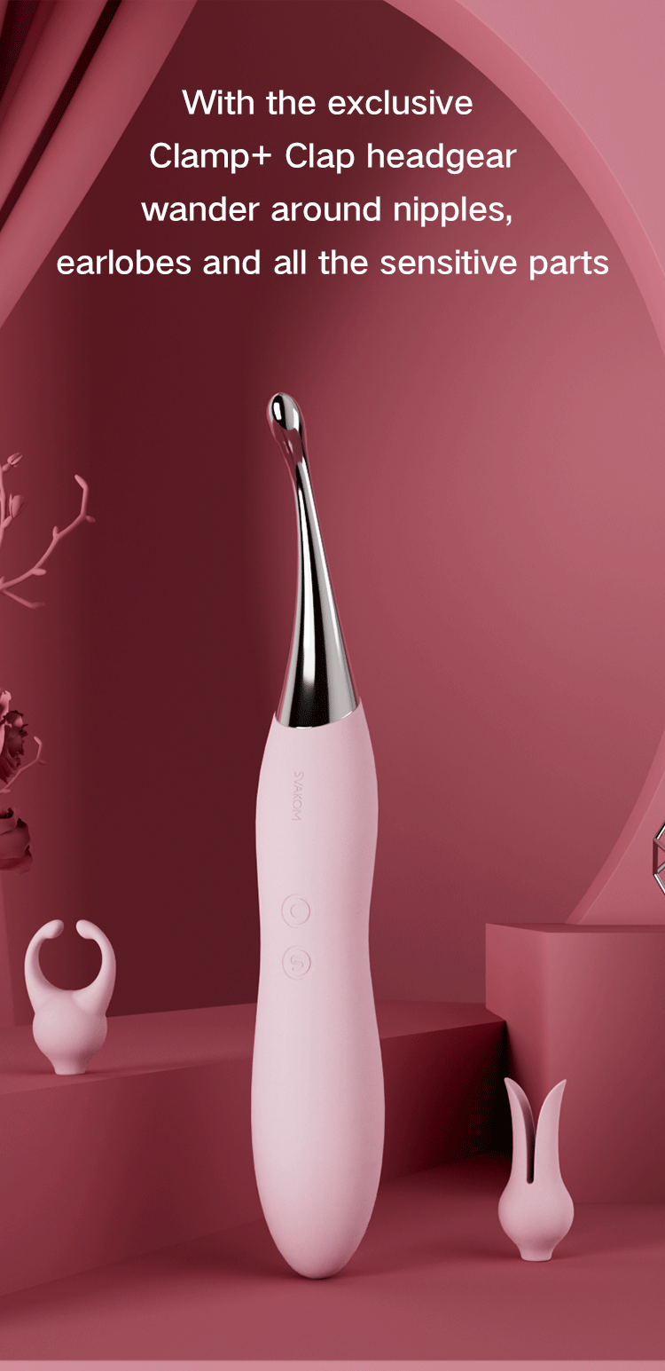 SVAKOM BEATRICE Âm Vật Máy Rung Nữ Squirting Clit Điểm G Núm Vú 4 Trong 1 Dương Vật Giả Âm Vật Máy Rung Đồ Chơi Tình Dục Cho Nữ đồ Chơi Người Lớn - Ảnh 17