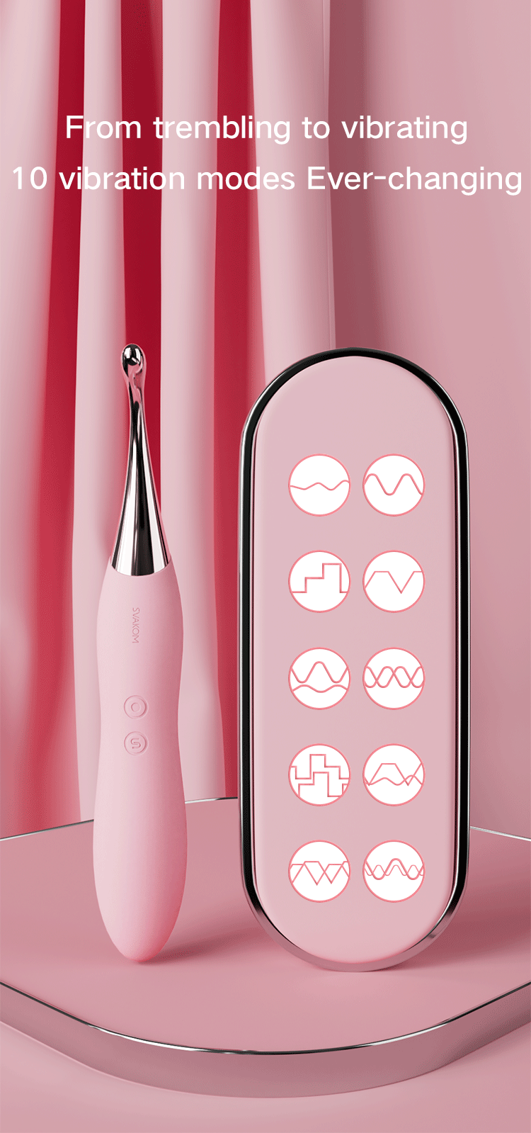 SVAKOM BEATRICE Clit Vibrators 여성 Squirting Clit G-Spot 젖꼭지 4 in 1 Dildo Clitoral Vibrator 여성용 섹스 토이 성인 장난감 - imaget 21