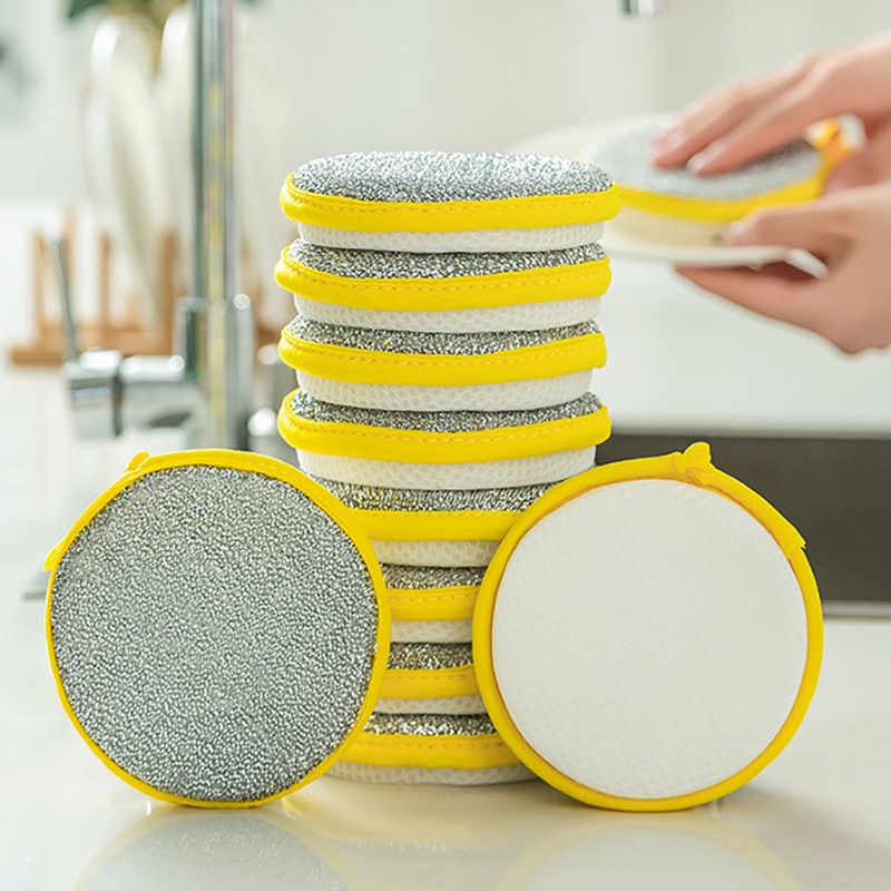 Thicken 2.5CM Double Sides Cleaning Sponge Pan Pot Dish Clean Sponge Household Cleaning Kitchen Tools Dishwashing Brushes - Images 1