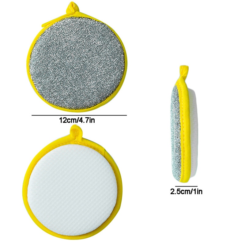 Thicken 2.5CM Double Sides Cleaning Sponge Pan Pot Dish Clean Sponge Household Cleaning Kitchen Tools Dishwashing Brushes