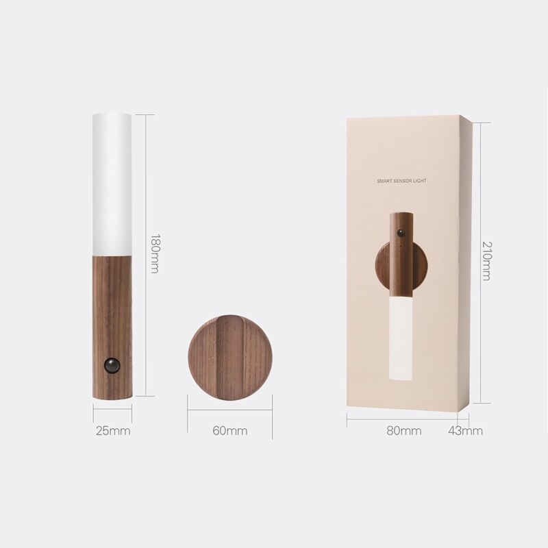 Trang chủ Không dây Từ tính Treo tường Hành lang Đèn LED Cảm biến tự động Đèn chuyển động - Ảnh 2