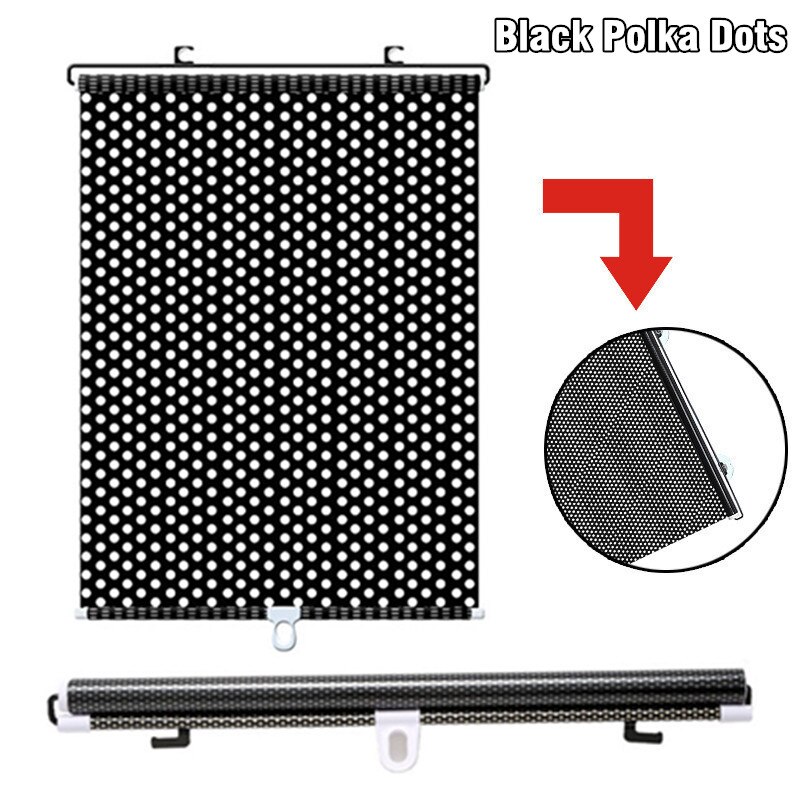 Universal Roller Blinds Suction Cup Sunshade Blackout Curtain Car Bedroom Kitchen Office Windows Sun-shading Nail-free Sun Blind - Images 6