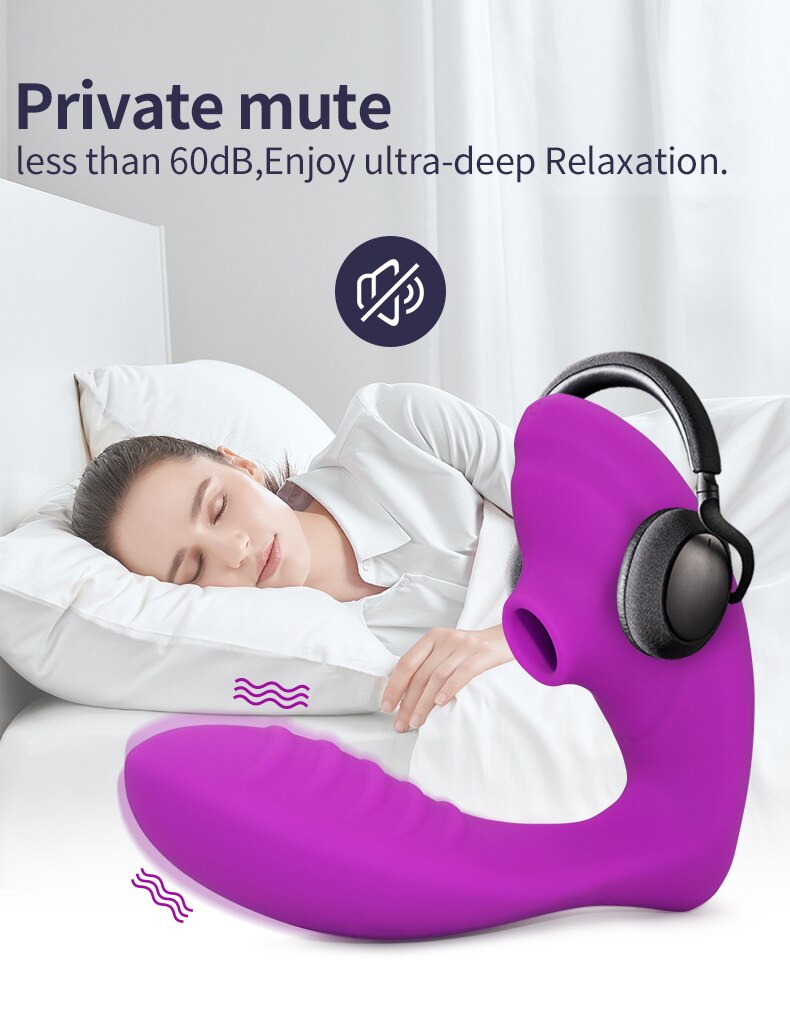 Vagina Sucking Vibrator 10 Speeds Vibrating Sucker Oral Sex Suction Clitoris Stimulator Erotic Sex Toy for Women Sexual Wellness - Images 5