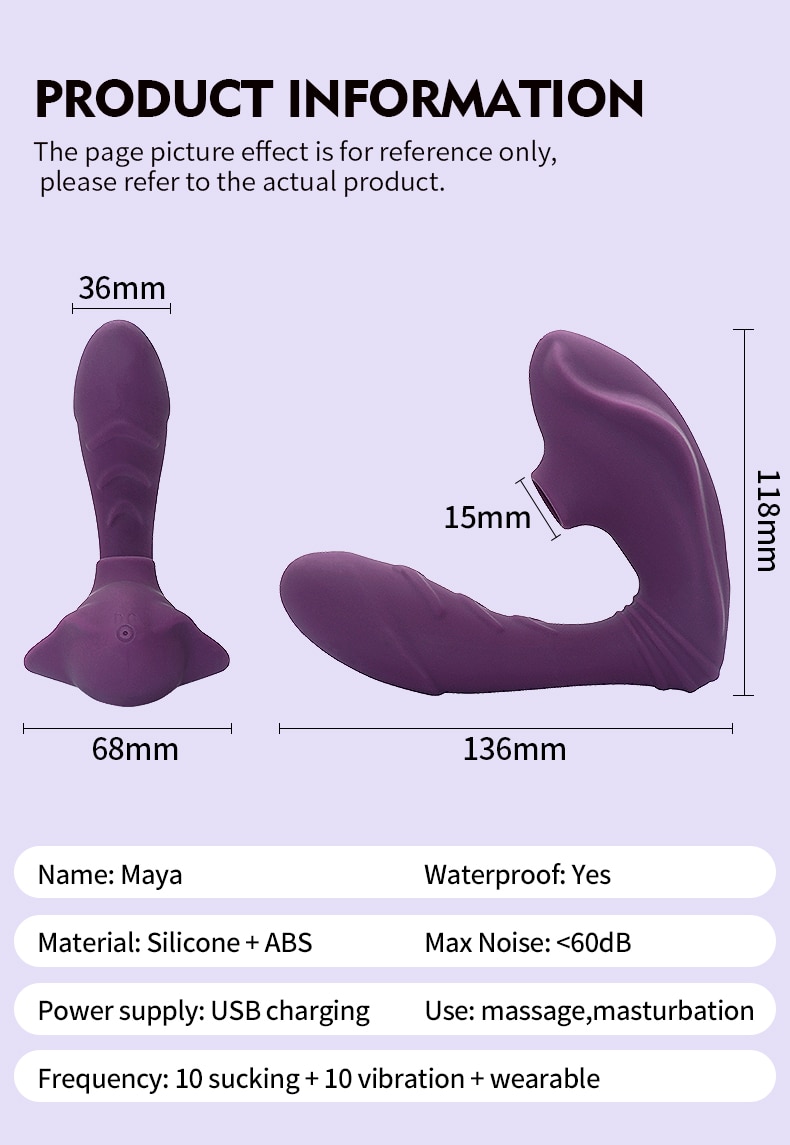 Vagina Sucking Vibrator Vibrating Sucker Oral Sex Suction Clitoris Stimulator Erotic Sex Toy for Women Sexual Wellness - Images 10