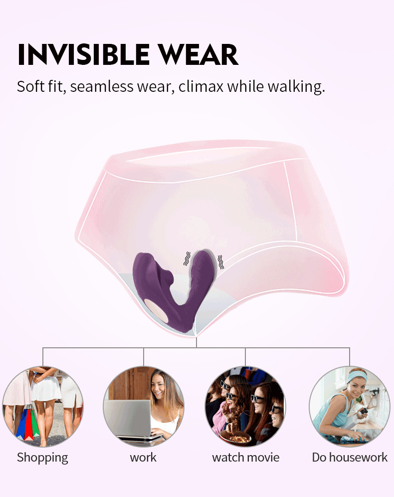 Vagina Sucking Vibrator Vibrating Sucker Oral Sex Suction Clitoris Stimulator Erotic Sex Toy for Women Sexual Wellness - Images 5