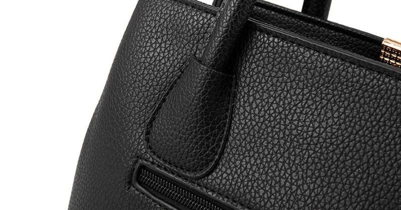 Women PU Leather Handbags Ladies Large Tote Bag Female Square Shoulder Bags Bolsas Femininas Sac New Fashion Crossbody Bags - Images 32