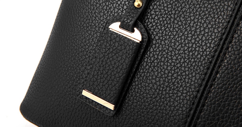 Women PU Leather Handbags Ladies Large Tote Bag Female Square Shoulder Bags Bolsas Femininas Sac New Fashion Crossbody Bags - Images 27