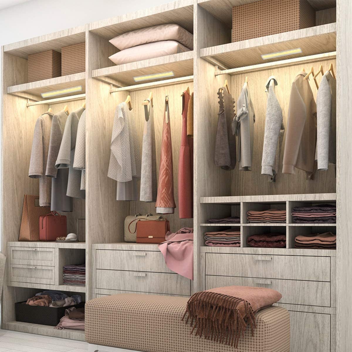 Xiaomi 야간 조명 모션 센서 무선 LED USB 충전식 벽 램프 3 색 디밍 야간 램프 장식 침실 캐비닛 - imaget 28