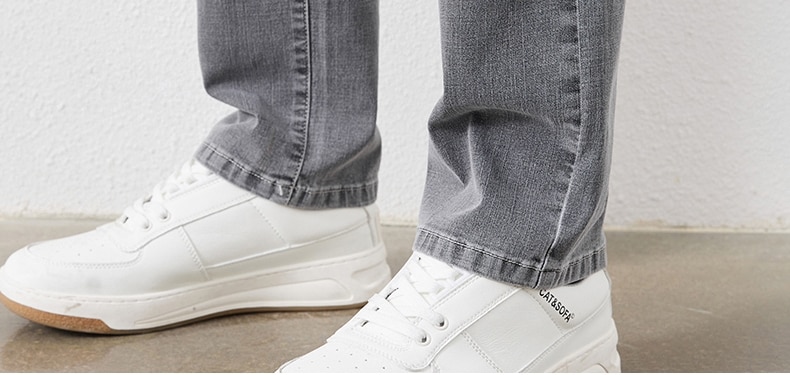 남성 스트레치 슬림 루즈 스트레이트 청바지 28-48 플러스 사이즈 봄 새로운 얇은 바지 패션 브랜드 품질 모든 경기 캐주얼 바지 - imaget 25