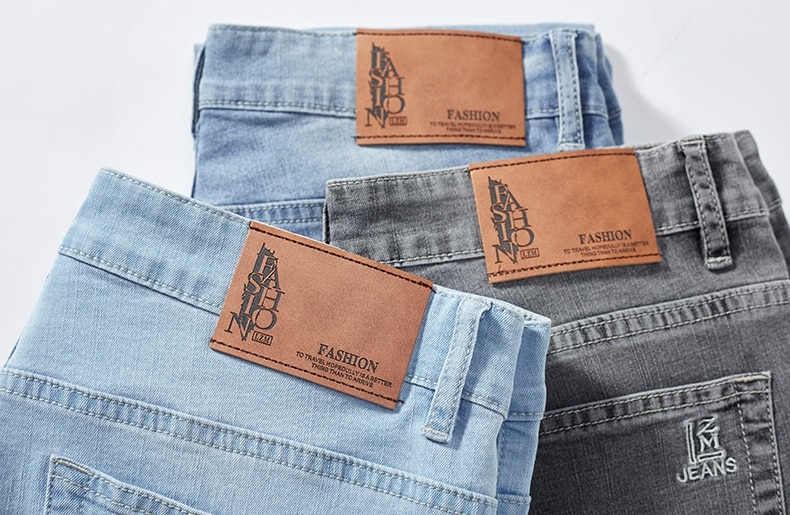 남성 스트레치 슬림 루즈 스트레이트 청바지 28-48 플러스 사이즈 봄 새로운 얇은 바지 패션 브랜드 품질 모든 경기 캐주얼 바지 - imaget 20