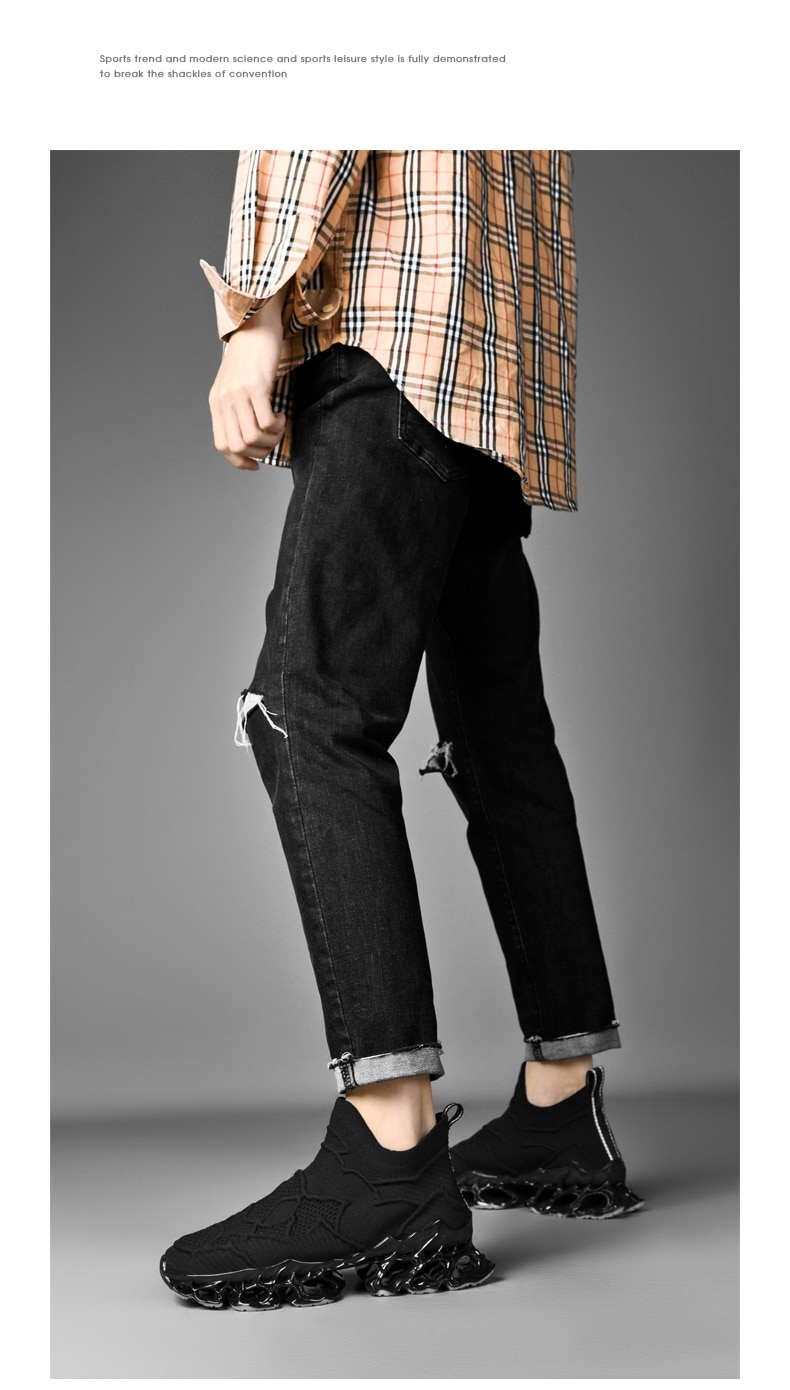 남성 신발 운동화 남성 테니스 럭셔리 디자이너 신발 남성 캐주얼 신발 플랫폼 신발 패션 블레이드 로퍼 남성용 운동화 - imaget 18